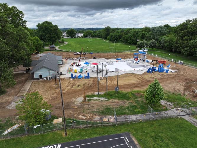 Construction on Algonquin Park Pool