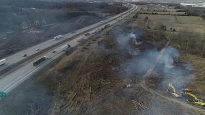 Construction for new I-65 interchange in Bullitt County