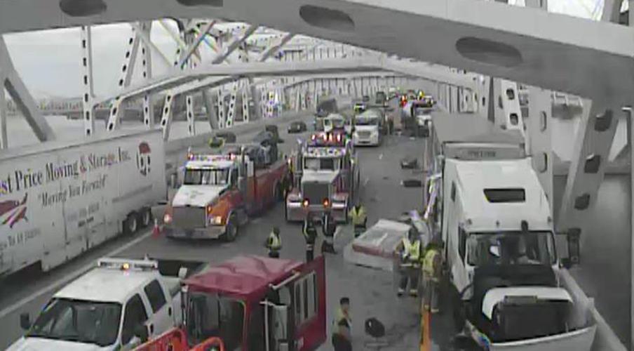 Semi truck crash on Kennedy Bridge on Nov. 6,  2019