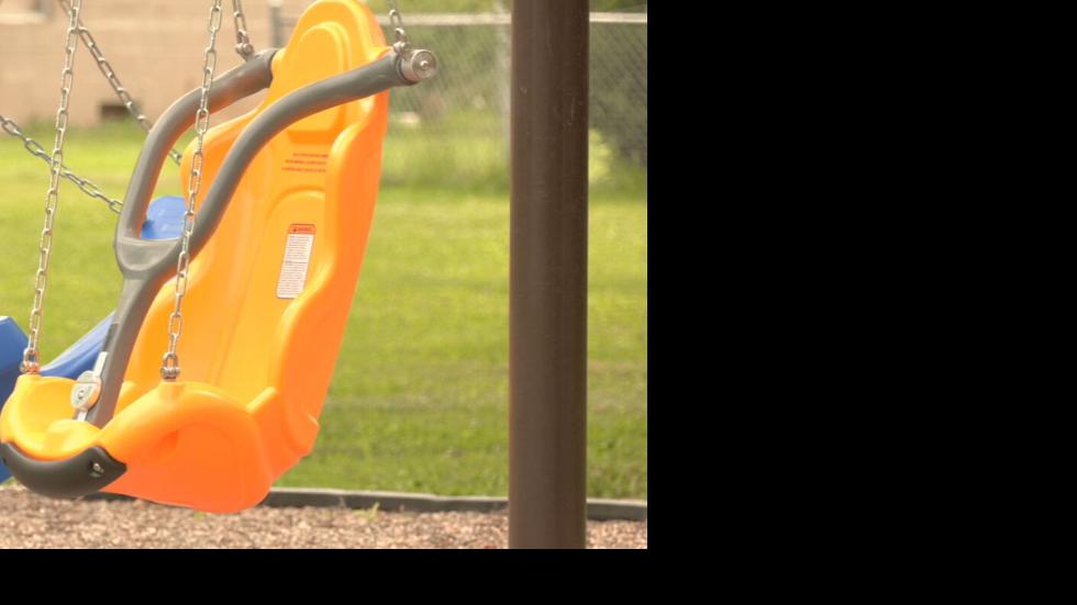 Accessible swing at Jeffersonville park - 5.15.25