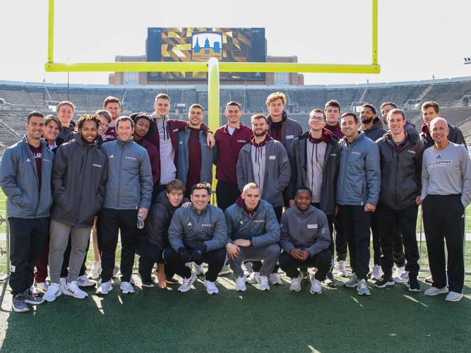 Bellarmine players at Notre Dame