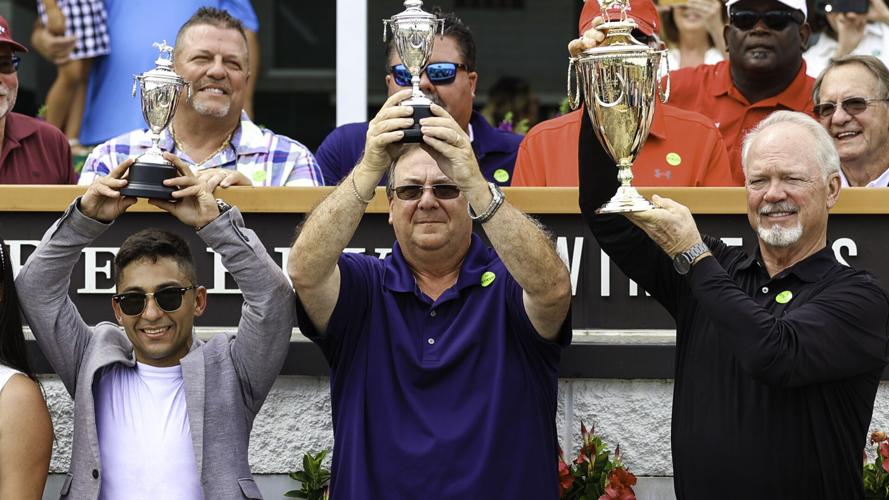 Kentucky Derby trophy presentation