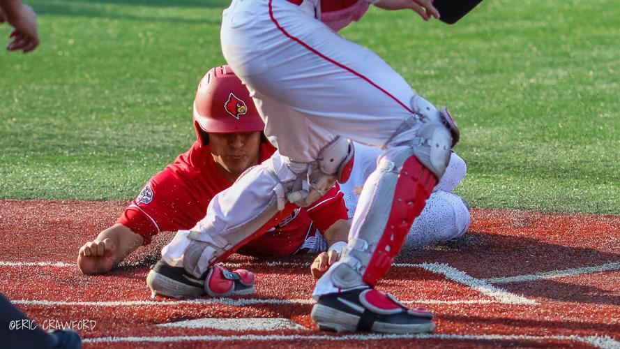 Louisville baseball slide home