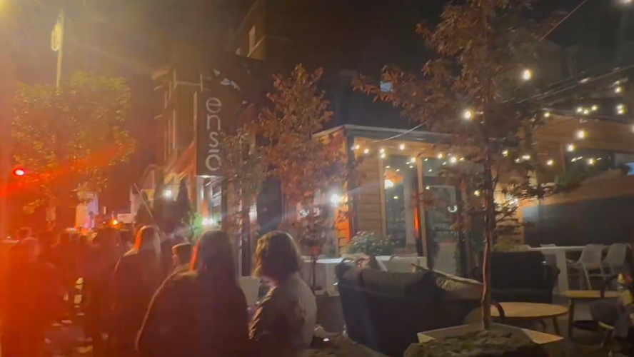 Enso evacuated for fire