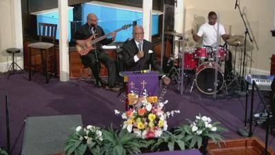 Pastor Robert Lyons, of Lampton Baptist Church