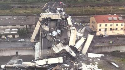 UPDATE: Bridge in Italy collapses, killing at least 20 people