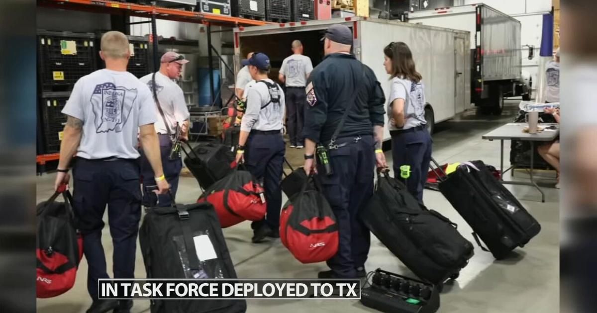Indiana specialized task force deployed to aid in flood rescue operations in Texas