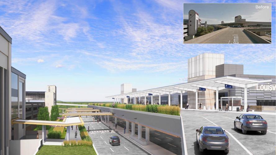 Louisville's airport undergoes major renovation