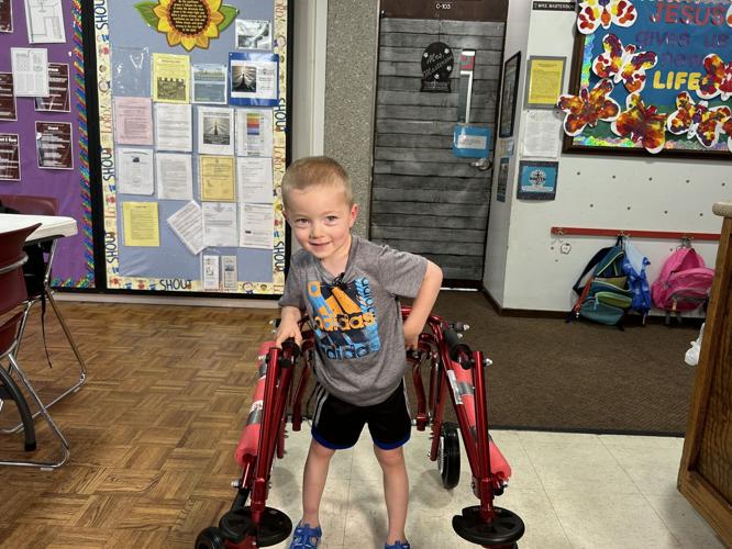 Luke at his school Our Savior Lutheran