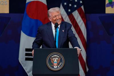 Donald Trump in South Korea 10-29-2025