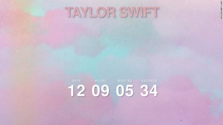 Taylor Swift 2019 countdown via CNN