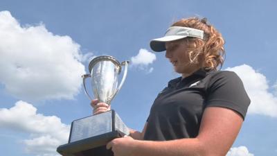 Bellarmines Alaina Schmitt has been a quick study on the golf course