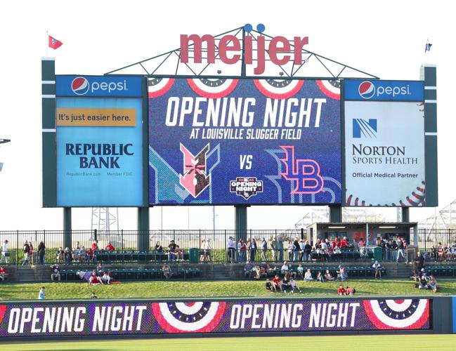 Opening Night on scoreboard.JPG