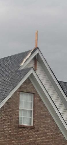 Tornado damage in Boulder Ridge Sub. in Jeff, Ind. - 4.2.24