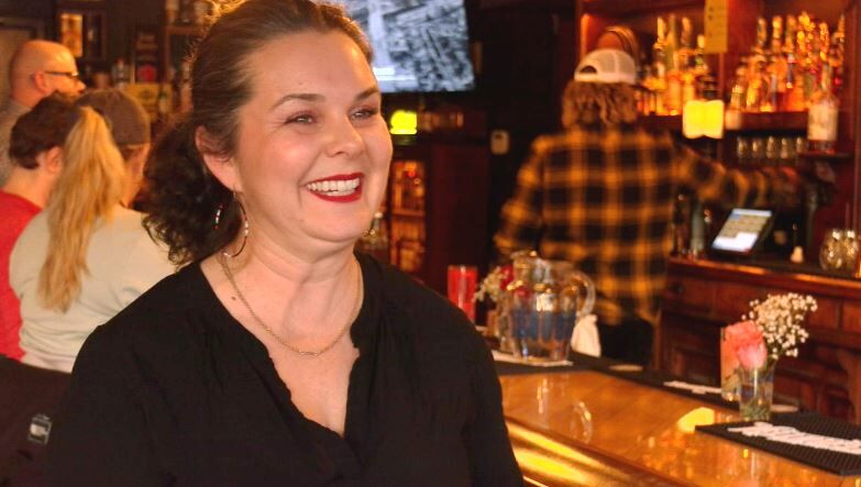 Danielle Elder co-owner of Neat Bourbon Bar & Bottle Shop