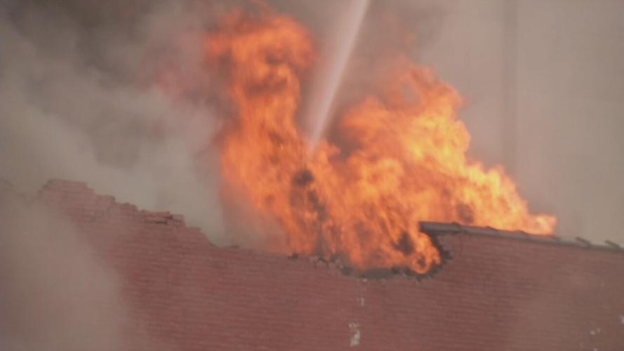 Whiskey Row Fire Closeup