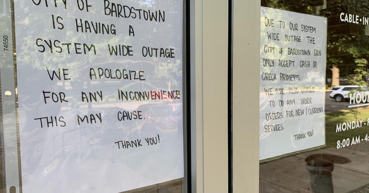 Internet access restored in Bardstown after ransomware attack | Local