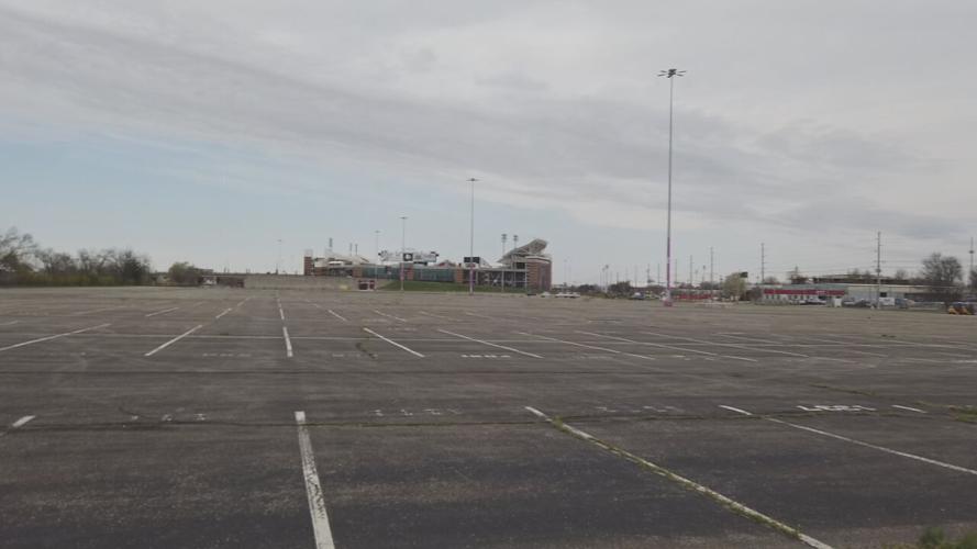 Cardinal Stadium parking lot