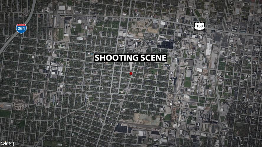 Map of shooting scene in California neighborhood