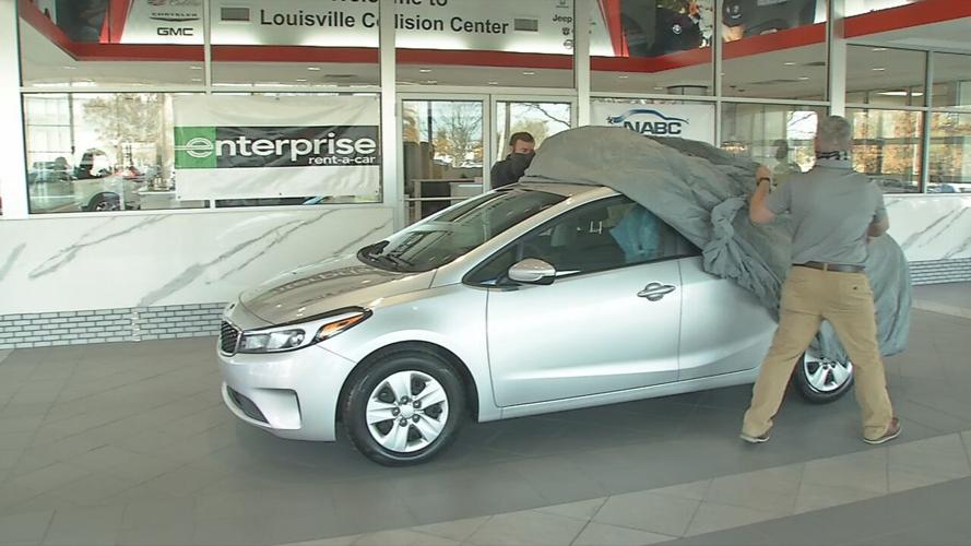 Renovated car gifted to Mehic family on Nov. 9, 2020