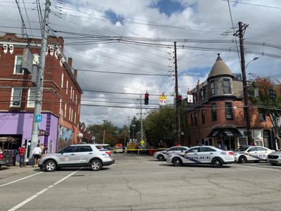 Shooting scene in the Highlands on Friday, Oct. 23, 2020