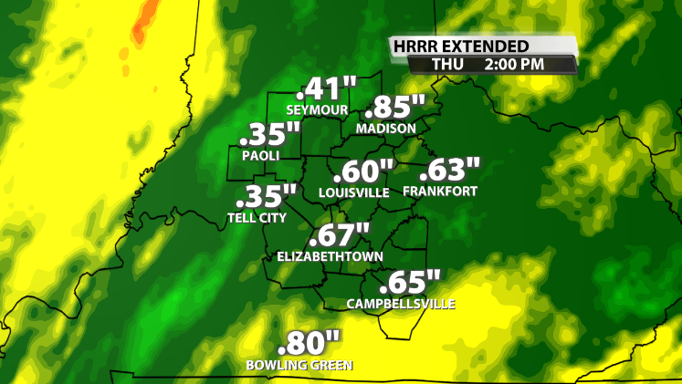 Another Round Of Rain To End Wednesday | Weather Blog | Wdrb.com