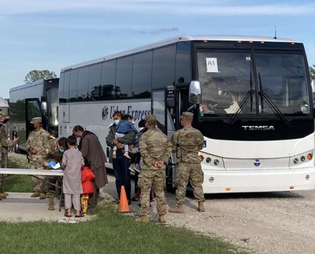 AFGAN EVACUEES AT CAMP ATTERBURY - DVIDS 2021 4