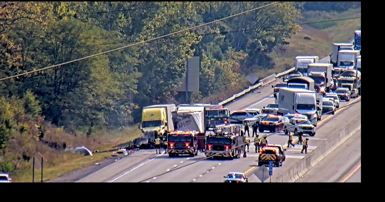 2 injured in fiery crash that blocked I64 West near Gene Snyder