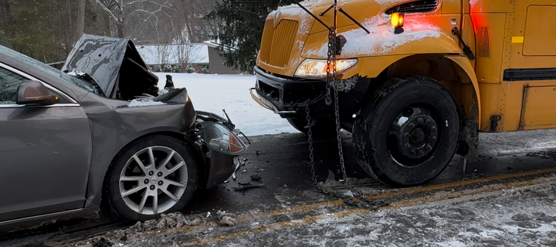 JCPS Bus Collision on Easum Road