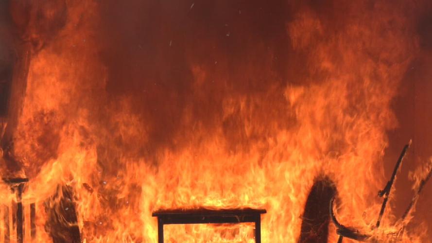 Fire Dept Christmas Tree burn