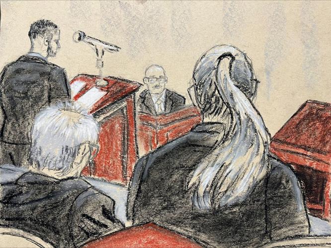 Steve Lawson Trial Sketch
