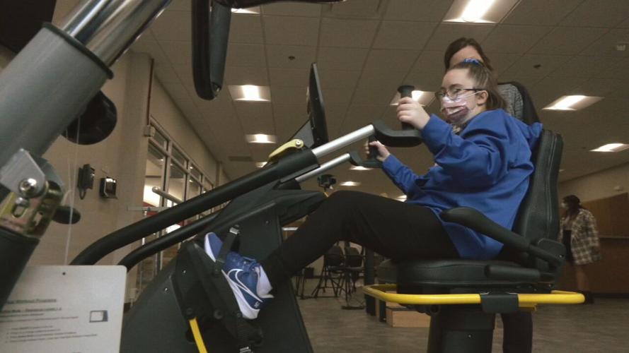 Megan Fox participates in physical therapy at UofL Health