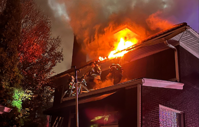 Fire at home on Eastern Parkway in Louisville, Ky.