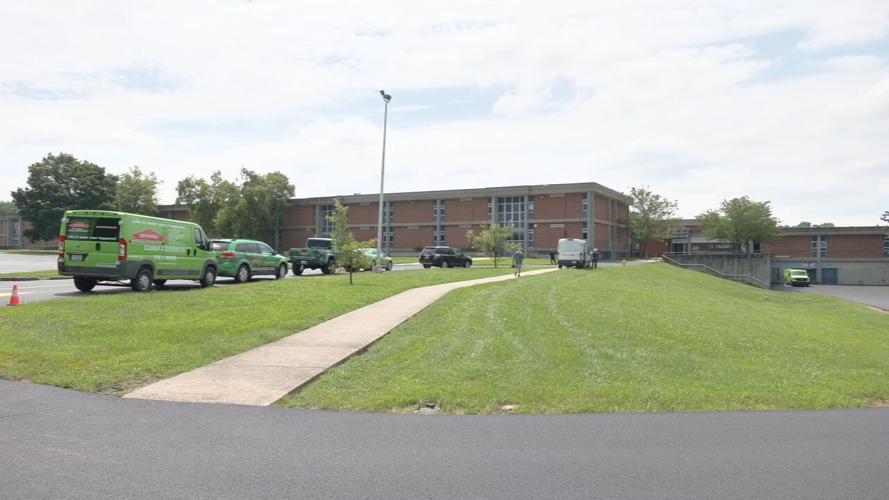 Fire at Moore High School 8-1-25