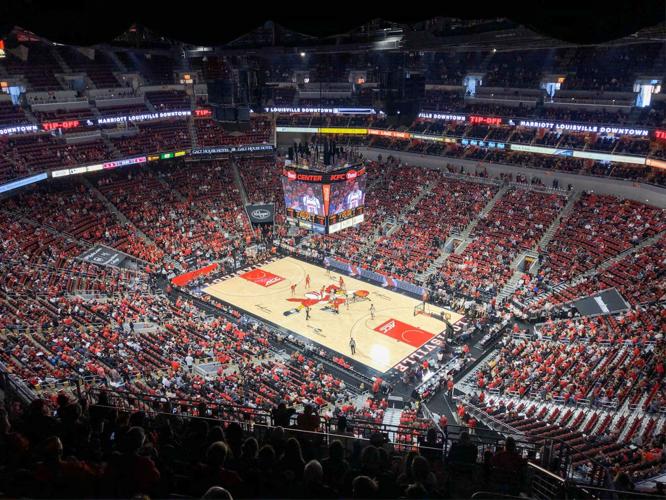 KFC Yum! Center, Louisville basketball court