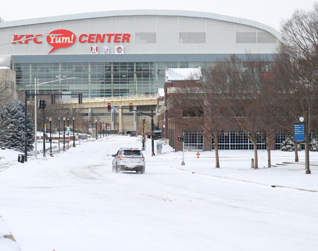LMPD drivers to KFC Yum! Center.JPG
