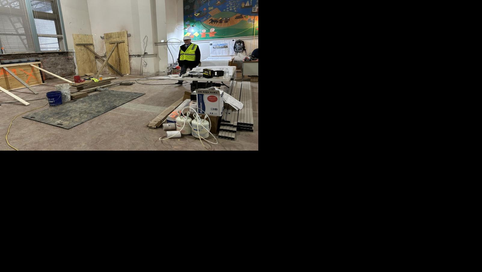 Portland Library construction - 11.21.24