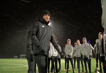 Lou City youth coach Luke Spencer