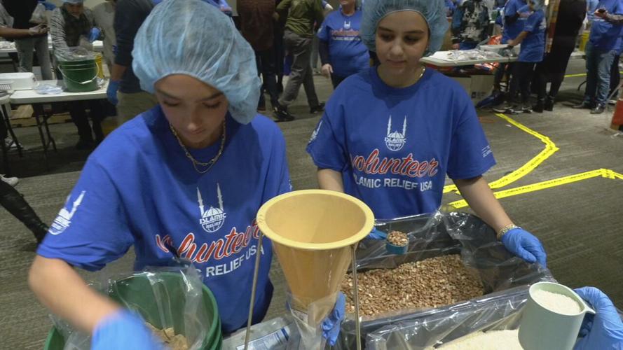 Meal packing for Muhammad Ali's birthday 1-17-24