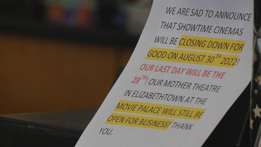 RADCLIFF THEATER CLOSING