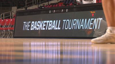 The Basketball Tournament signage