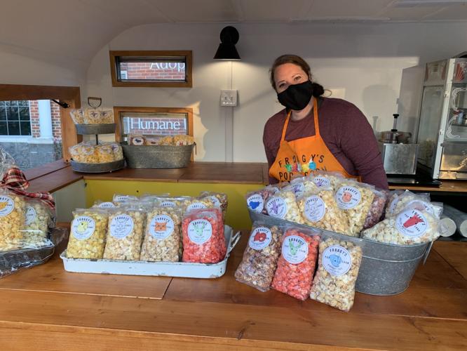 Froggy's Popcorn with founder