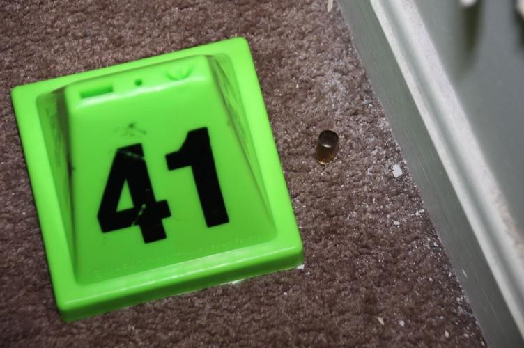 A shell casing inside Breonna Taylor's apartment