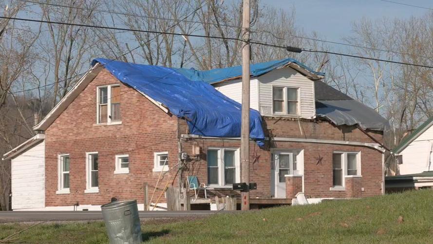 Milton, Kentucky tornado cleanup 3-19-24
