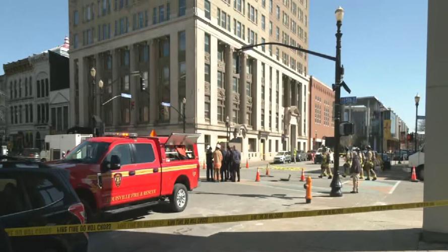 gas leak downtown louisville