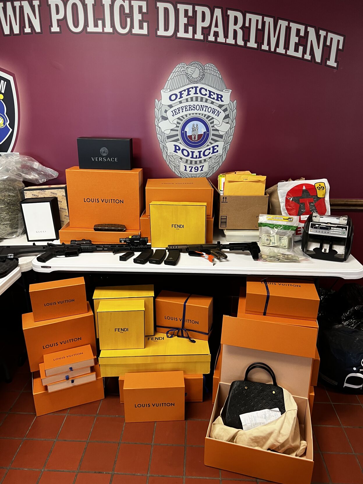 Evidence seized from home of Joseph E. Lanham and Joseph M. Lanham by the Jeffersontown Police Department