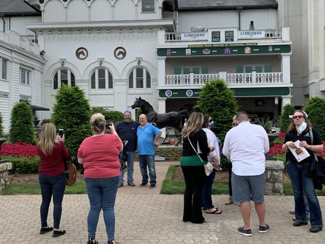 People at Churchill Downs on Wednesday 4-28-21.jpg