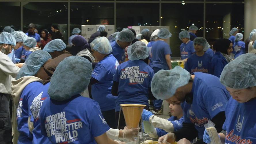 Meal packing for Muhammad Ali's birthday 1-17-24