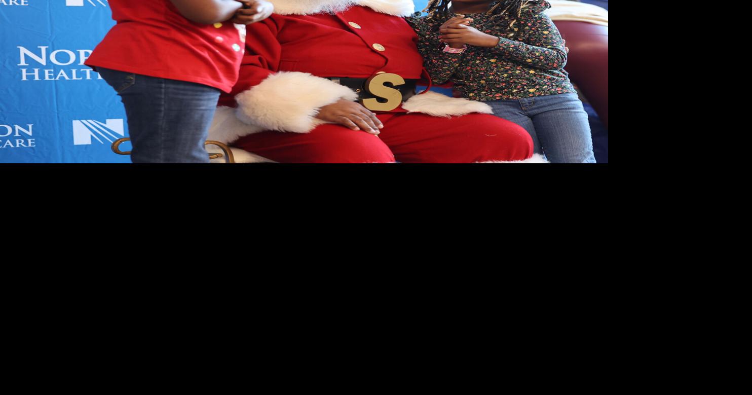 Children get early visit from Santa Claus at Louisville's Norton West Hospital