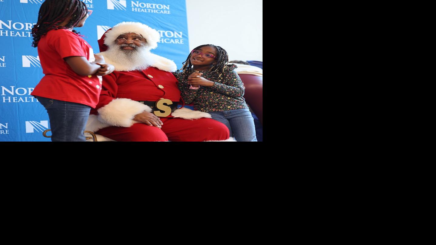 Santa visits Norton West hospital - 12.20.25